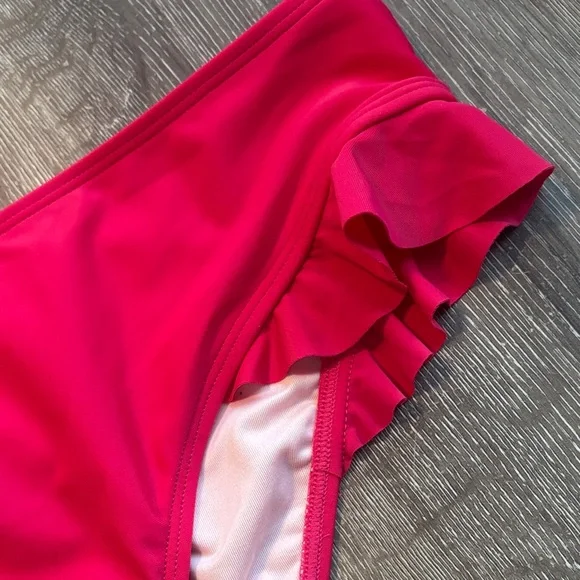 Cupshe Women's Bikini - Vibrant Pink - Picture 4 of 8